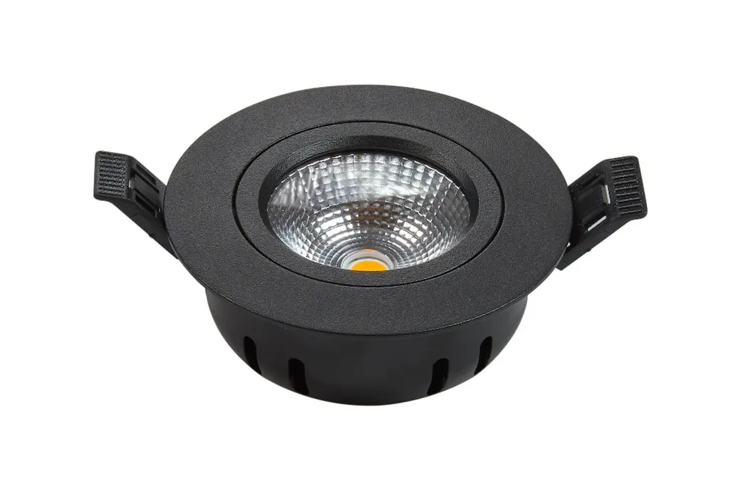 Betek Korona LED downlight i sort